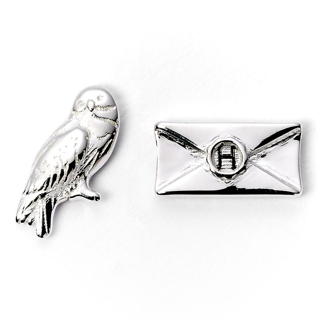 Harry Potter Stud Earring Set Platform 9 3/4, Hedwig & Letter, Deathly Hallows
