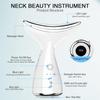 Косметическое устройство для лица и шеи, лифтинг-массажер для шеи, 45 ℃, подтягивает кожу, уменьшает морщины на двойном подбородке, удаляет 3 режима, инструменты для ухода за кожей
