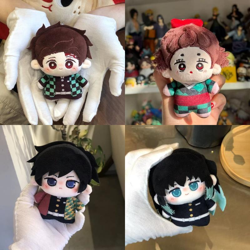 Demon Slayer Plush-Filled Figure Adorable Tanjiro Mitsuri Animation Figure Animation Design  Giyu Akaza Koyuki Plush Playthings Decoration Piece Fans