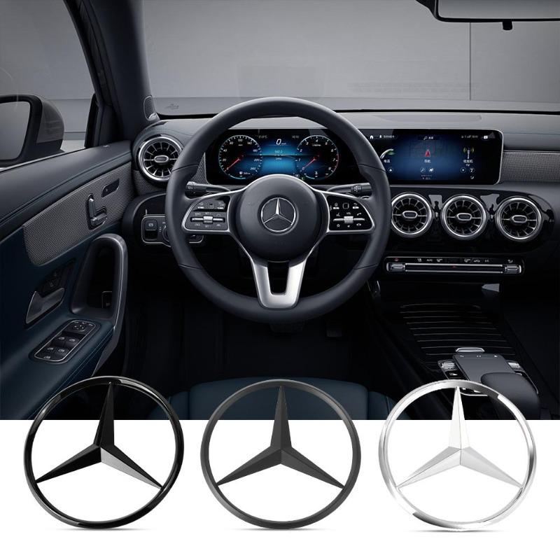 1 шт. 52/58 мм Наклейка-эмблема на центр рулевого колеса автомобиля для Mercedes Benz AMG W212 W213 W177 CLE GLA W222 GLC GLB W203 W210 W220