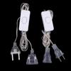 1Pc 3M Plug Extender Wire With Switch Eu/Us Plug For Led String Light Wedding Christmas Decor Led Garland Lights