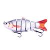 1 Piece Fishing Lure Hard Bait 10cm/18g Wobblers 6 Segments Swimbait Fishing Lure