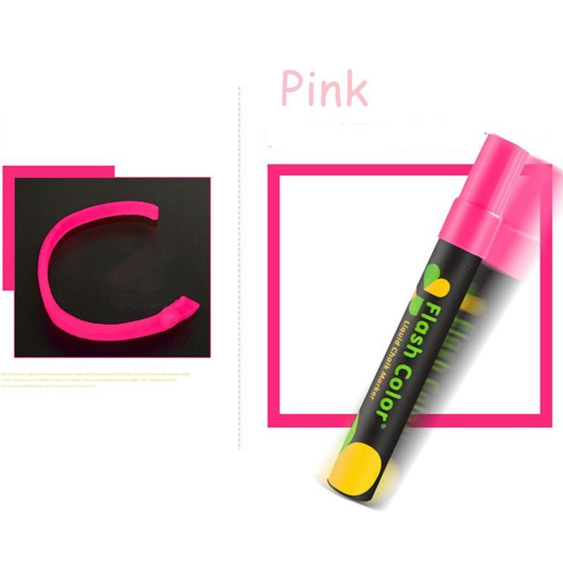 Набор из 8 шт., жидкий меловой маркер, стираемый цветной маркер, флуоресцентный маркер для доски, граффити, светодиодная доска