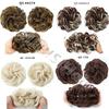 Synthetic Bun Extensions Curly Messy Bun Hair Scrunchies Elegant Chignons for Women and Girls