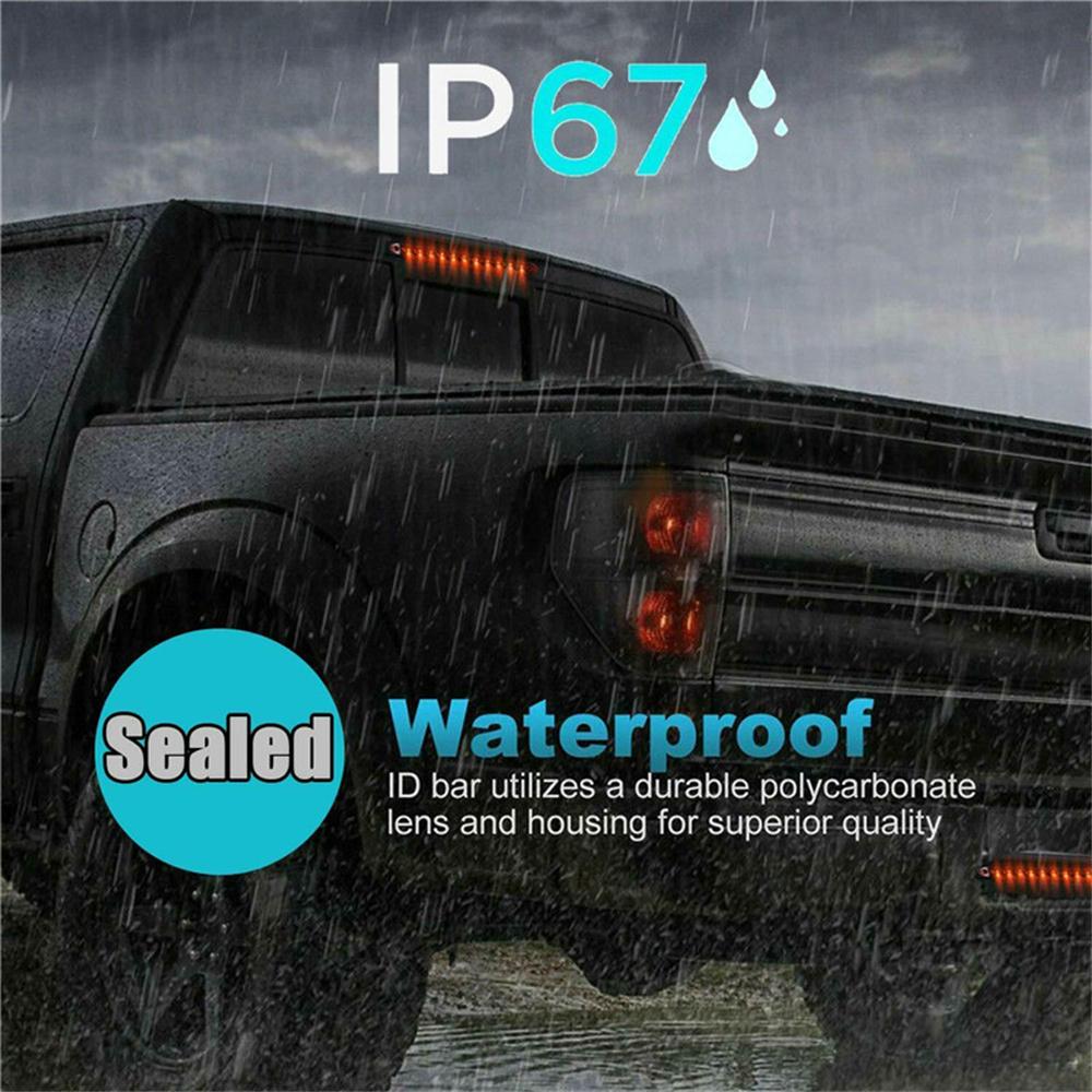 2 шт. 24 В светодиодные фонари задние фонари грузовика 12 В задние фонари задний фонарь прицепа водонепроницаемый 15 светодиодов стоп-сигнал для прицепа