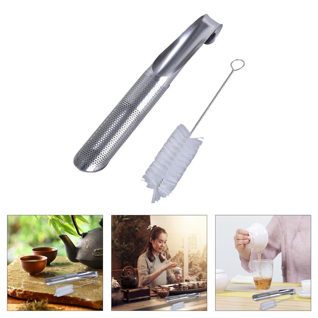 Практичный нержавеющая сталь чайный диффузор подвесной крючок ручка пищевой палочка трубка сито для рассыпного чая и кофе