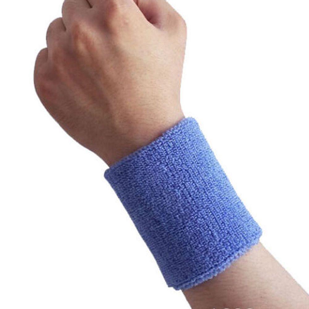 Поддержка запястья Тренажерный зал Спорт Сквош Хлопчатобумажная ткань Теннисный браслет Ремешок на руку Защитные повязки на запястье