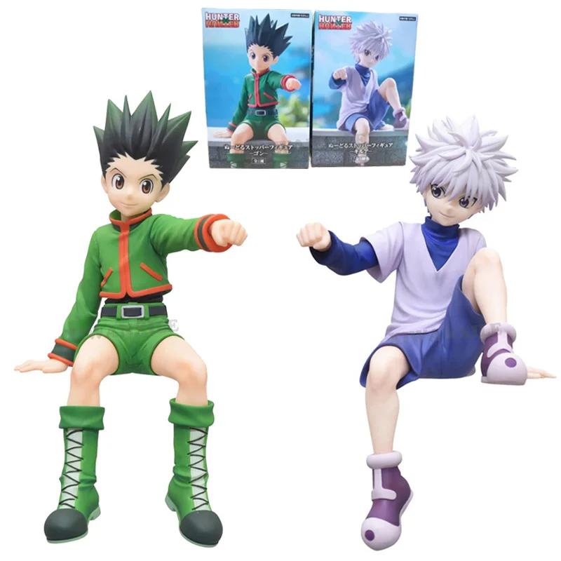 13cm Hunter x Hunter Gon Freecss Anime Figure Alluka Zoldyck Action Figure Chrollo Lucilfer/Kurapika Figurine Model Toys Gift