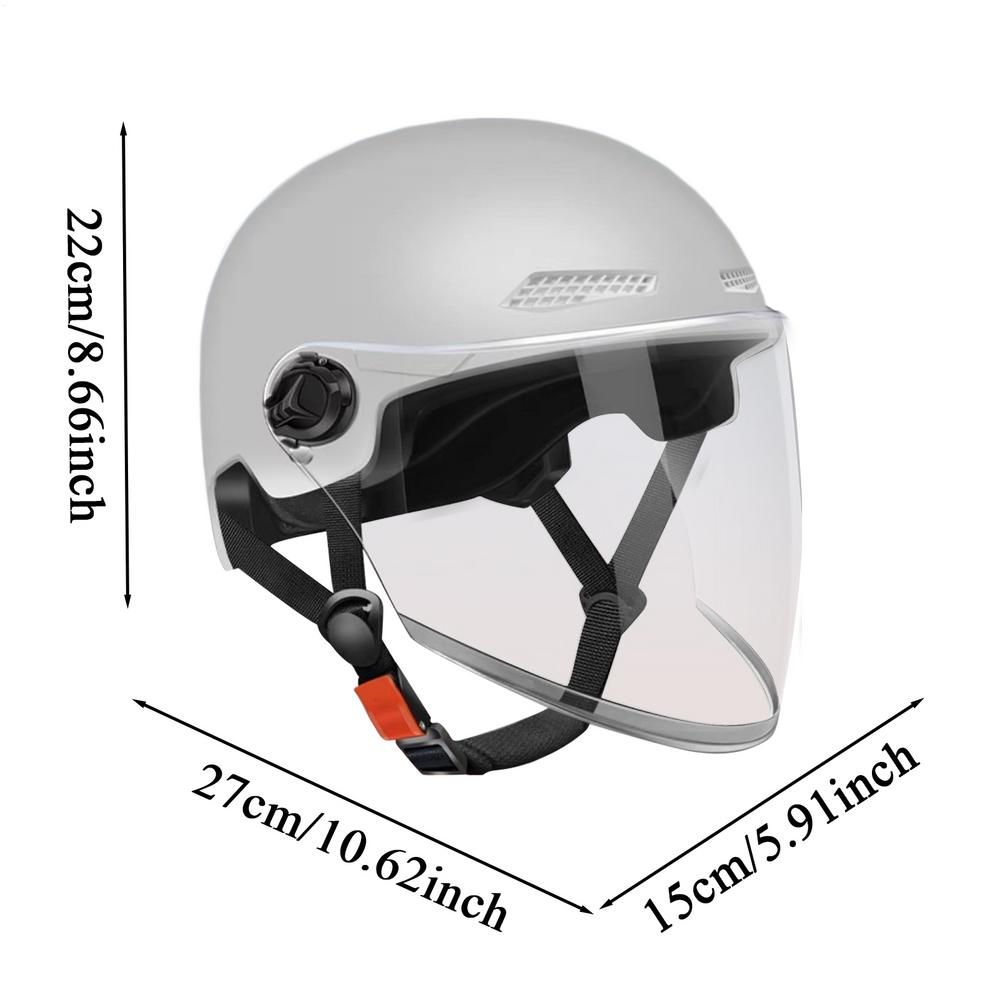 Полумаска для мотоцикла, электромобиля, шлем для взрослых, открытый шлем для мопеда, круизера, скутера, мотоциклетный шлем