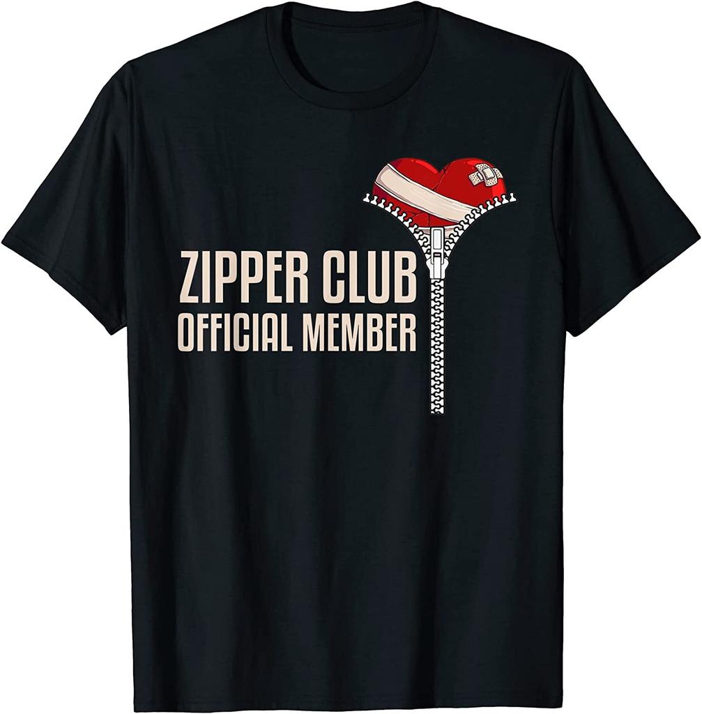 Cool Open Heart Surgery Art Men Womn Zipper Club Recovery unisex T-Shirt