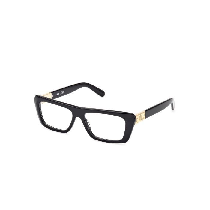 Lunettes de Vue - GCDS - GD5018 - Acétate - Unisexe - Noir Brillant