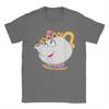 Beauty And The Beast Mrs Potts Big Face Costume Cotton T Shirt For Men Summer Streetwear Tshirts Tees Oversize Wholesale Tops