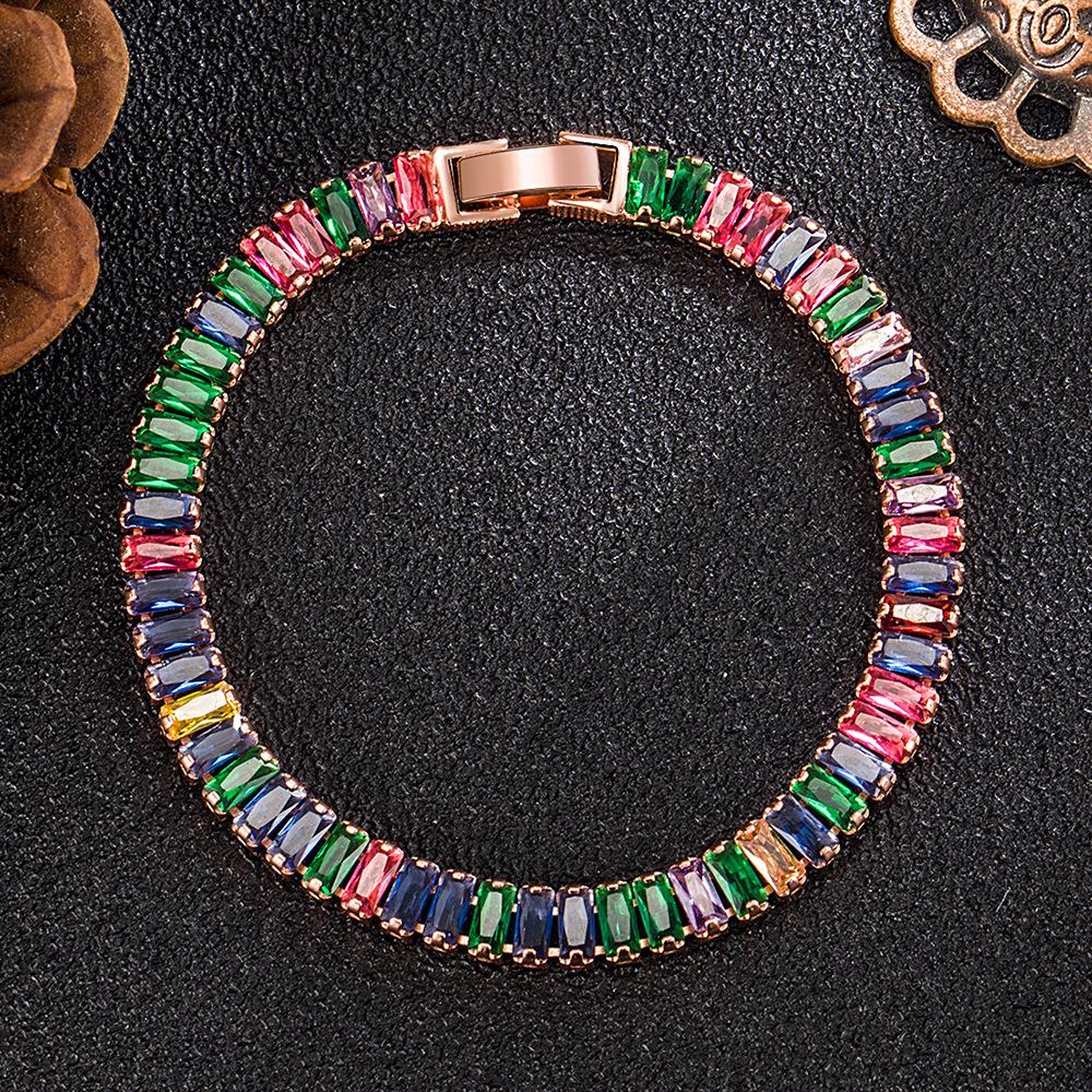 Solid Pure Silver 15/16/17/18/19/20/21 Cm Tennis Bracelet Pave 3 Mm Round Black Jet Zircon Elegant Real 925 Jewelry for Women