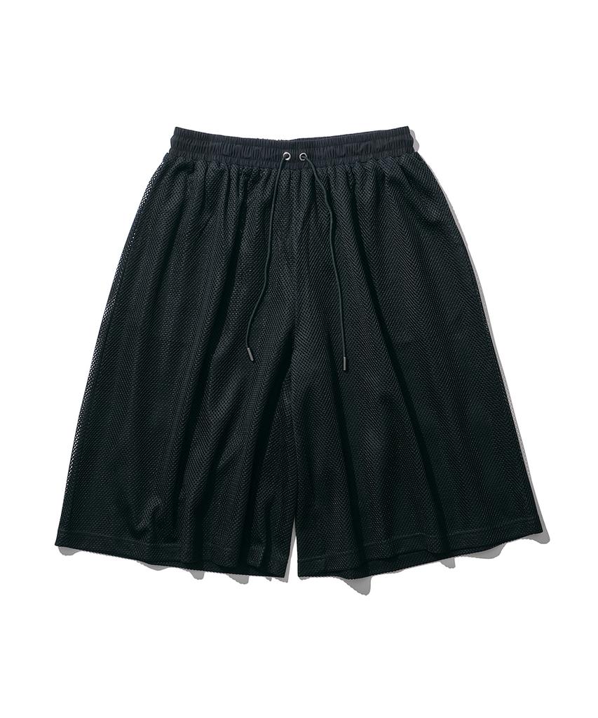 Intudeoseukeu Double Mesh Shorts - Black