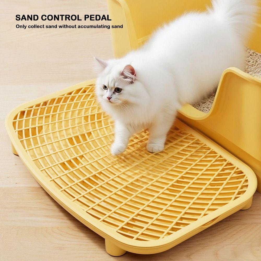 Heightened Pet Cat Litter Mat Plastic Cat Rubbing Foot Control Table Pet Supplies