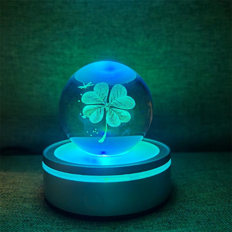 Солнечная система 3d хрустальный шар Хрустальный глобус Лазерная резка Хрустальный шар с шаровой подставкой Декоративные сферы планет Галактика Подарок на день рождения Украшения