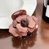 Beautiful Handcrafted Rose Acetate Hair Claw Clip For Women Available In Multiple Colors