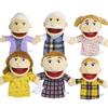 30cm Family Member Hand Puppet Soft Doll Stuffed Figurine Kindergarten Educational Talking Stories Kids Baby Birthday Xmas Gifts