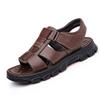 Fashion Cowhide Summer New Cowhide Casual Beach Shoes Leather Wear-resistant Non-slip Sandals Men M1170