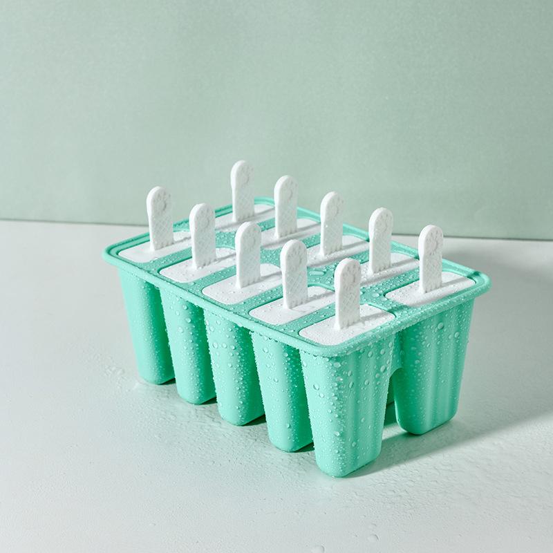 Popsicle Molds 4-12 Pieces Popsicle Molds Silicone BPA Ice Pop Easy Release Popsicle Mold 10 Sticks Ice Pop Easy Release Mold