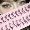 C-curled Individual Lashes Black Anime Eyelashes High Quality False Eyelashes