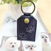 Puppy Pet Hair Storage Bag Keyring Dogs Paw Pendant Dog Hair Storage Box Pet Hair Keychain  Unisex