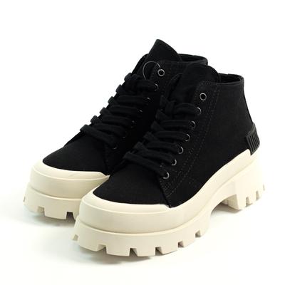 Ботинки женские 6824740 36 Черные текстиль