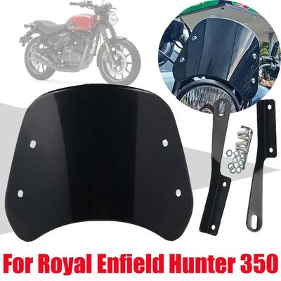 Для RoyalEnfield Royal Enfield Hunter 350 Аксессуары для мотоцикла Ретро Ветровое стекло Ветровик Ветрозащита Крышка Защита