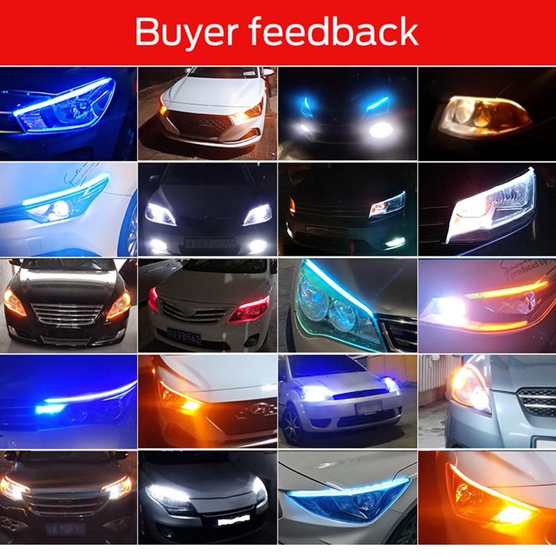 1X Универсальный 17 см автомобильный светодиодный фонарь дневного света автомобильный водонепроницаемый светодиодный