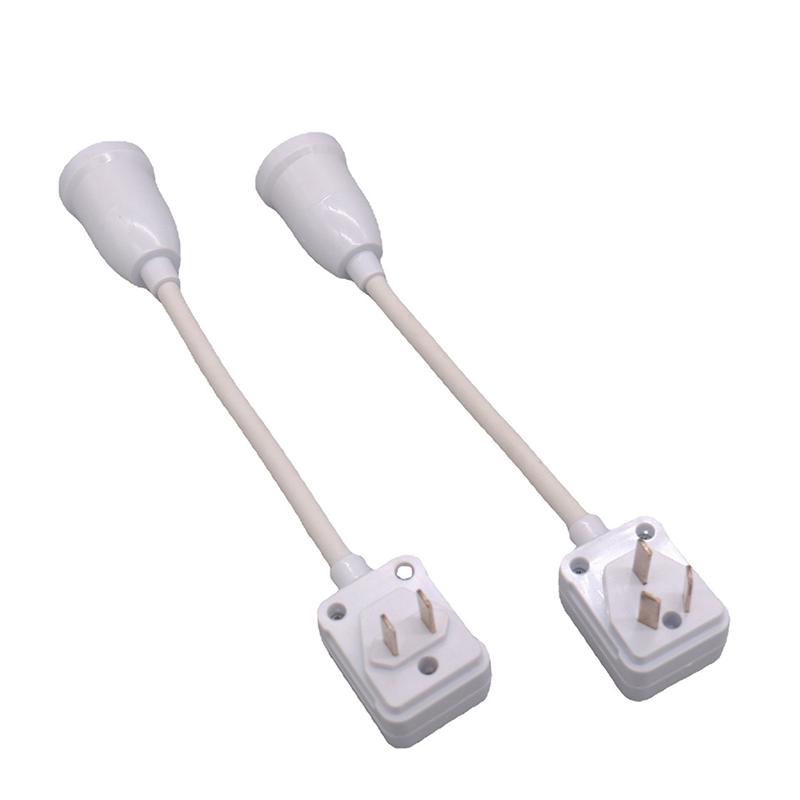 1 шт., европейская/британская вилка, светодиодная настольная лампа, шланг, рычаг управления, E27, прямая вилка, поворотная головка, патрон лампы E27 с выключателем