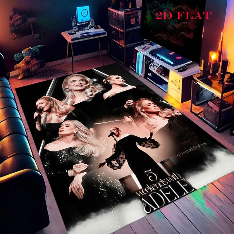 Adele Heart Carpet Rug for Living Room Bedroom Home Sofa Decoration,Kids play Nonslip Floor Mat