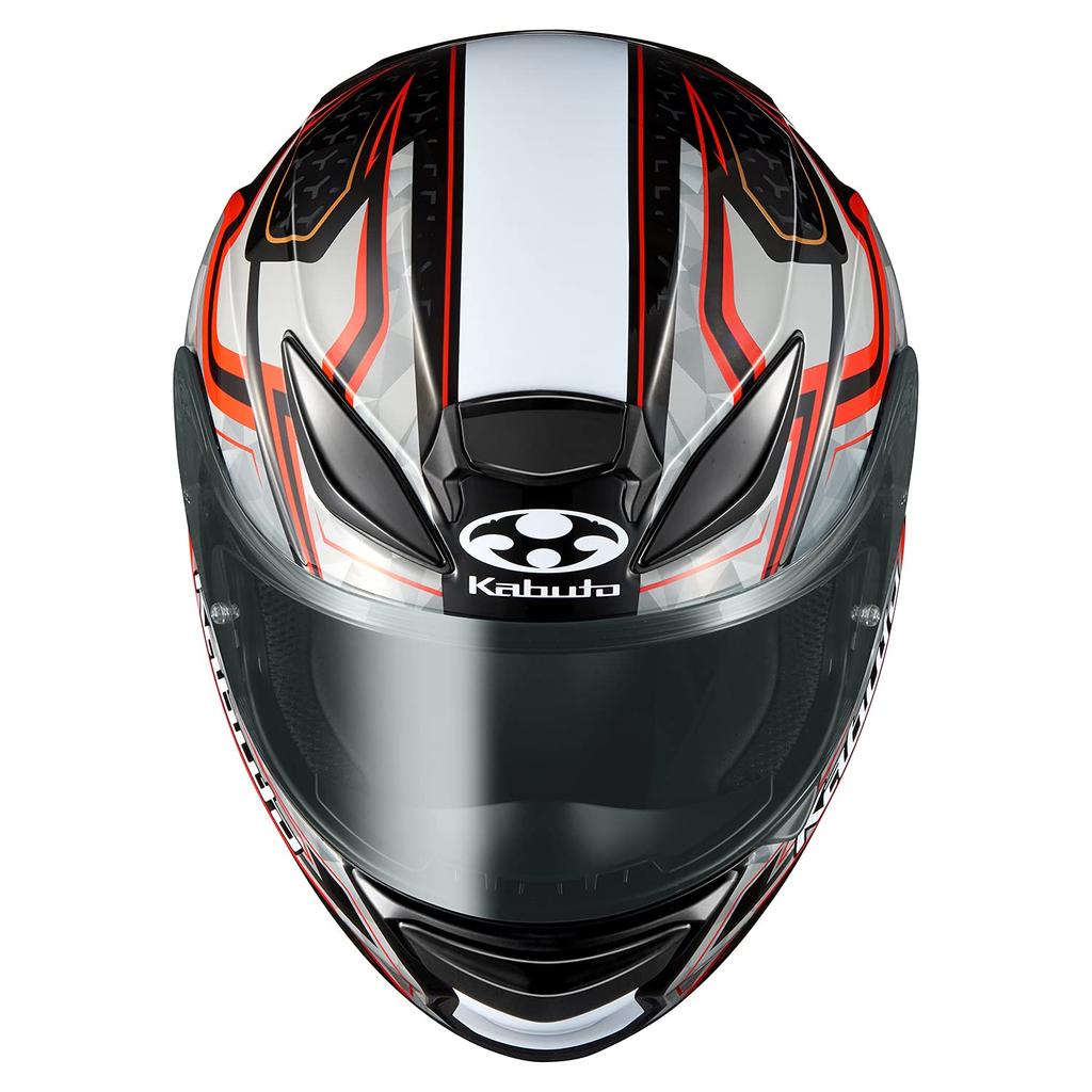 Motorcycle Helmet SHUMA FROZE Black Red L 2087323 [OGK Kabuto]