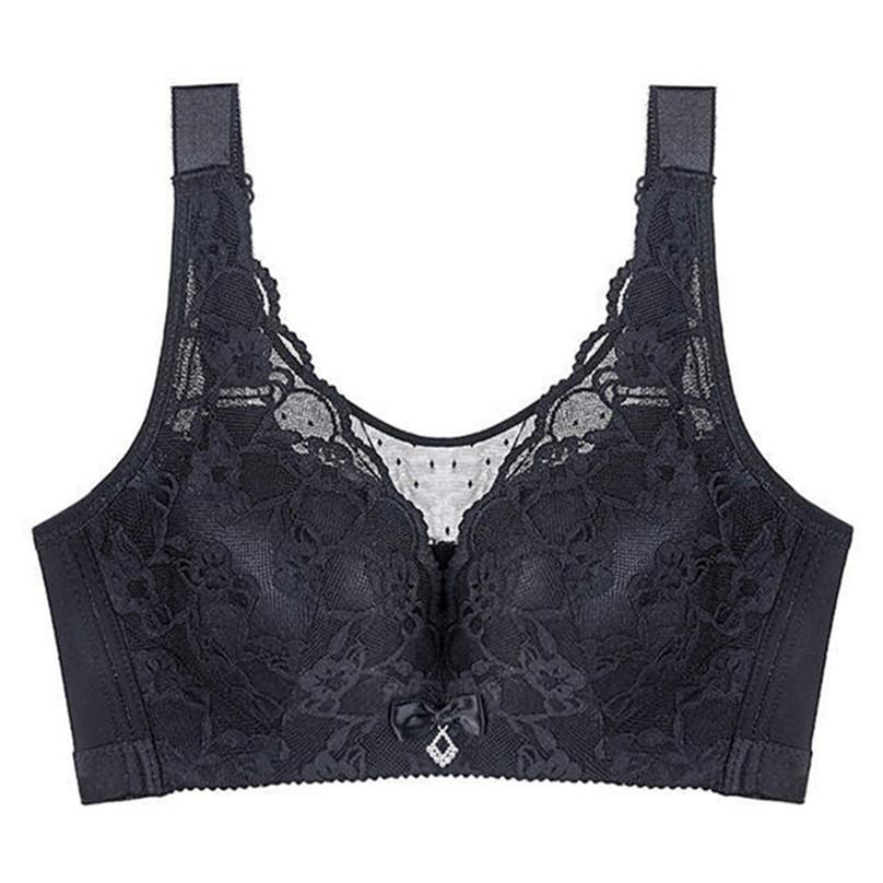 Women Sexy Lace Lingerie Bralette Vest Full Cup Brassiere Fashion Plus Size Bra Top Wireless Underwear