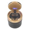 Car Ashtray with Cover LED Light Portable Vehicle Ashtray Smokeless Car Ashtray for Travel Outdoor