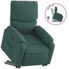 VidaXL Recliner, Relaxation Chair with Adjustable Backrest and Footrest, Living Room Seat, Green 3204830