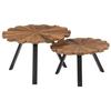 VidaXL Coffee Tables 2 Pcs Solid Reclaimed Wood