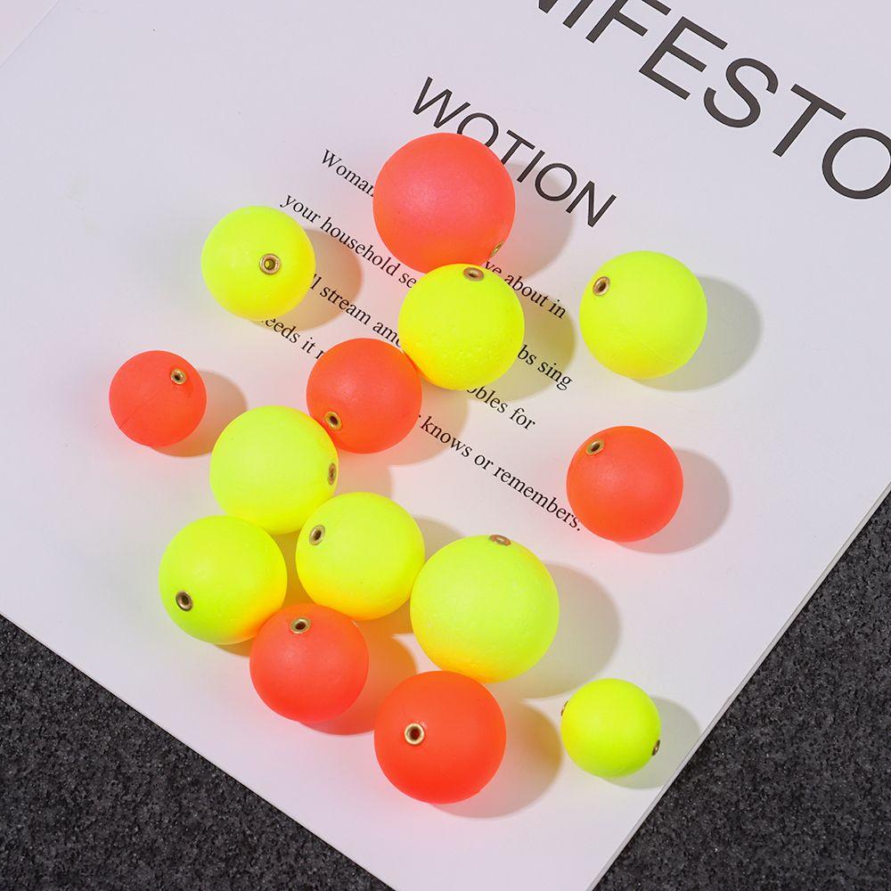 10PCS Hot EPS Rig Rigging Material Bottom Foam Floats Ball Beans Fishing Floats Beads