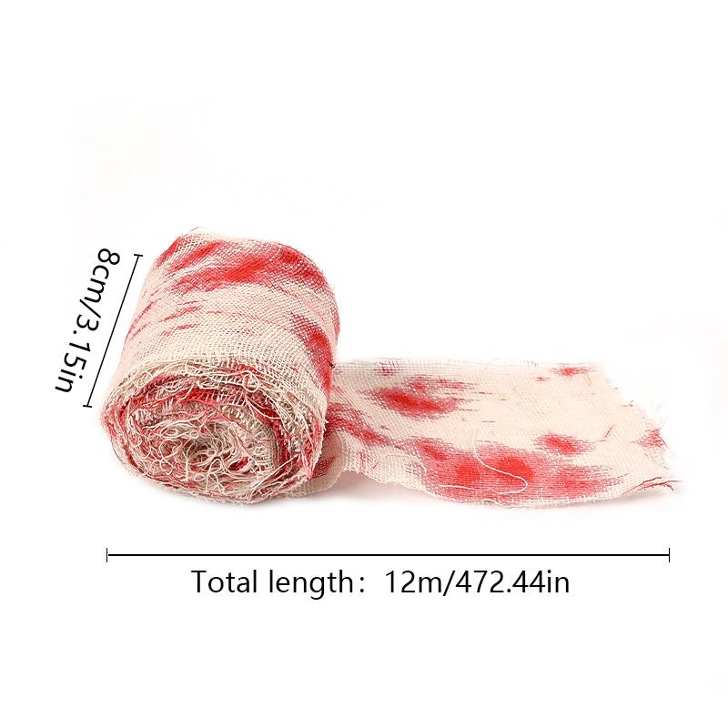 Украшения из марли для Хэллоуина, для дома, сада, дверей и окон, настенные украшения из полиэстера, товары для самостоятельного изготовления, праздничные принадлежности