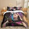 Анимационный Сериал 3D Цифровая Печать Комплект Постельного Белья из Трех Предметов Простыня Пододеяльник
