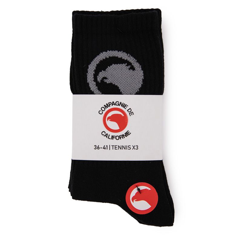 Теннисные носки Label 3 шт. в упаковке унисекс California Company