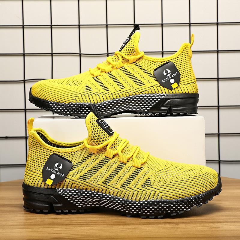 Летающая спортивная обувь, новинка 2023 года, летние кроссовки, дышащая легкая сетчатая обувь, мужская повседневная обувь