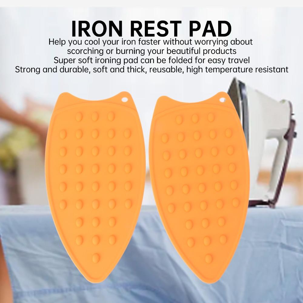 2Pcs Silicone Silicone Iron Mat Flexible Multi-purpose Iron Mat Ironing Board Mat  Daily Use