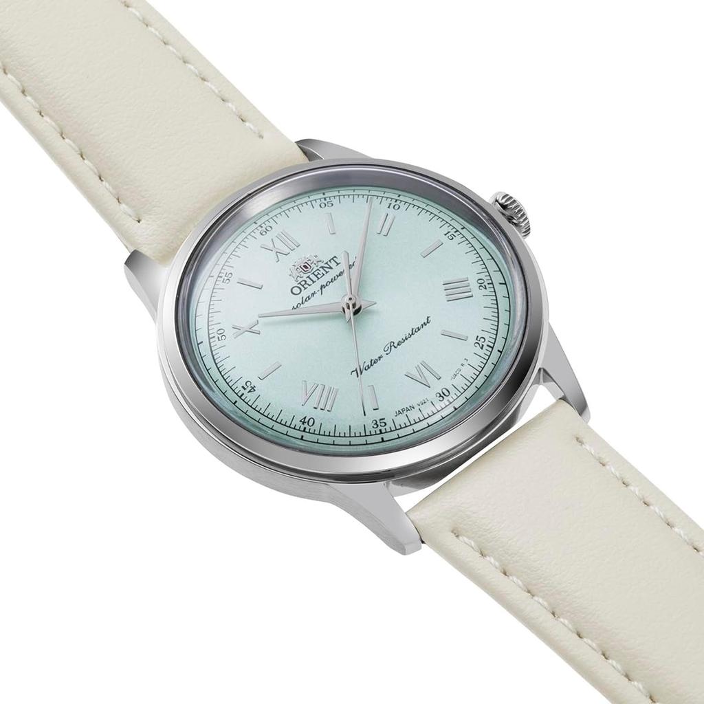 Orient Bambino Часы на солнечной батарее RN-WK0002E Бледно-зеленые Мужские классические часы-платье