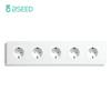 Bseed EU Россия Розетка 16А 4 цвета Электрическая настенная розетка Закаленное стекло Кристальная панель Электрическая розетка Обустройство дома