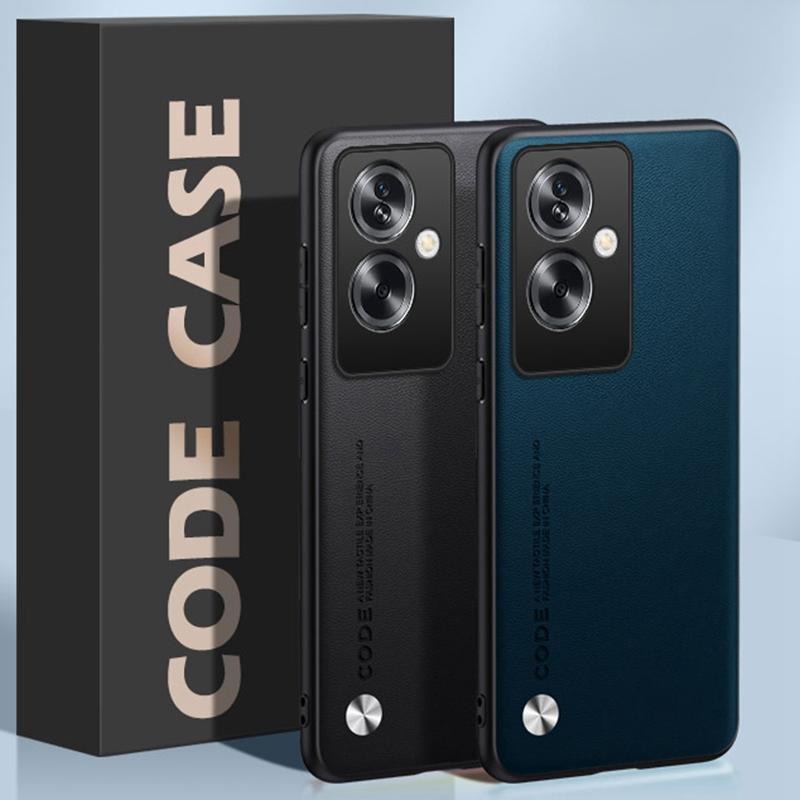 Luxury PU Leather Case For OPPO A79 A1 A2 Pro 5G Back Cover Matte Silicone Full Protection Phone Case For OPPO A2X A2M Coque