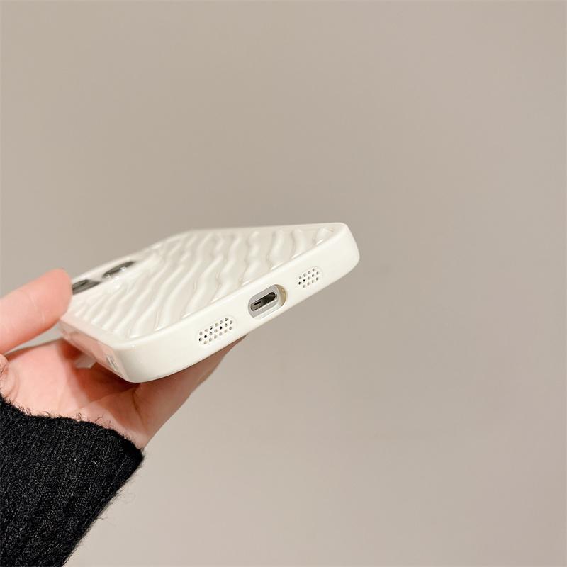 Чехол для телефона Moskado с волнистым рисунком ряби воды для Iphone 14 11 13 12 Pro Max X Xr Xs Max 14 7 8 Plus, мягкая задняя крышка из ТПУ, бампер