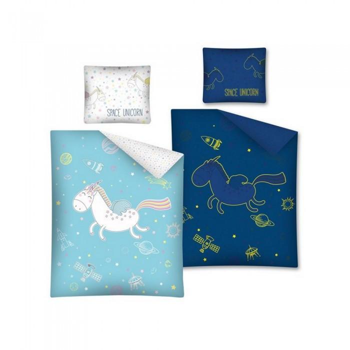 TDI Roman Glow In The Dark Cotton Unicorn Duvet Cover Set