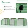 295 x 100 cm Low Tunnel Greenhouse - Green