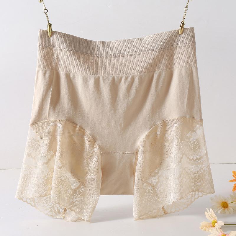 Large Size Safety Shorts For Women Summer High Waist Seamless Under Skirt Boxers Sexy Lace Anti Chafing Thigh Panties Underwear