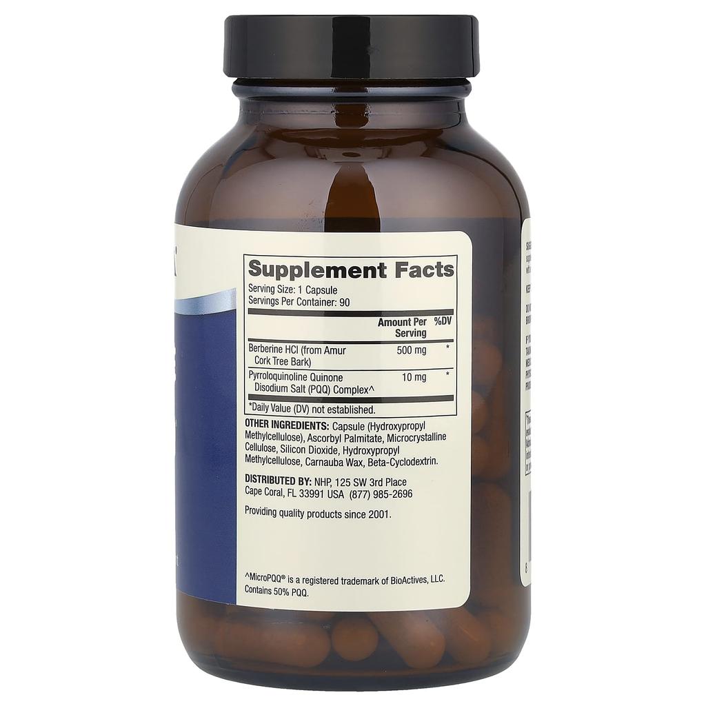 Dr. Mercola Berberine and MicroPPQ Advanced, 90 Capsules
